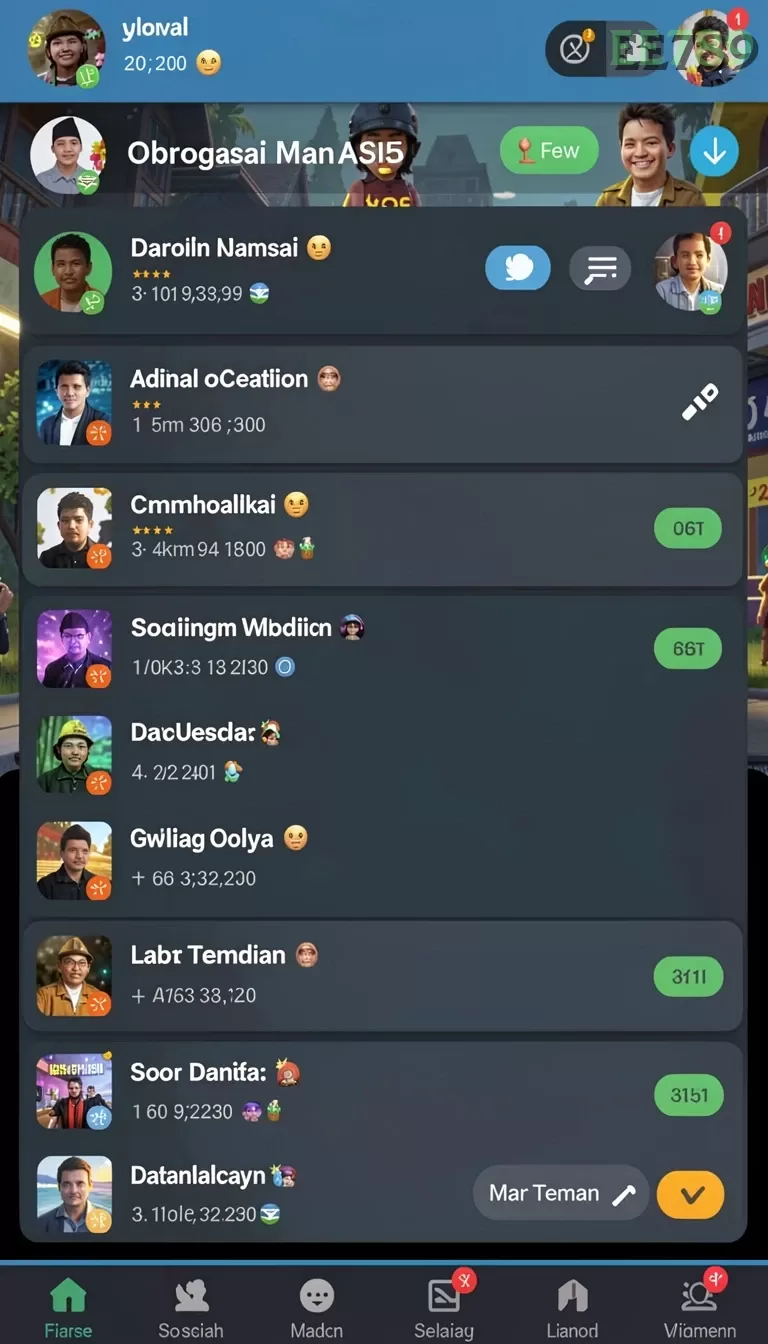 Cuplikan layar RAJACLUB — aktivitas